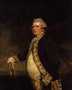 Sir Joshua Reynolds Portrait of Admiral Augustus Keppel USA oil painting artist